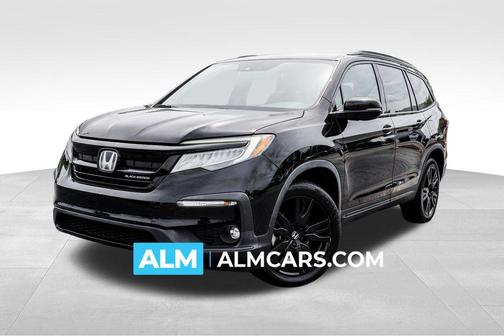 Crystal Black Pearl 2022 Honda Pilot AWD Black Edition