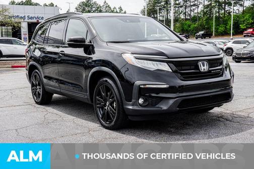 Crystal Black Pearl 2022 Honda Pilot AWD Black Edition