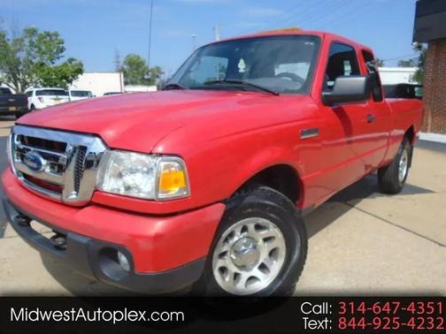 Red 2011 Ford Ranger XLT