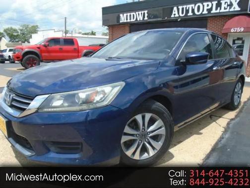 Blue 2014 Honda Accord LX sedan