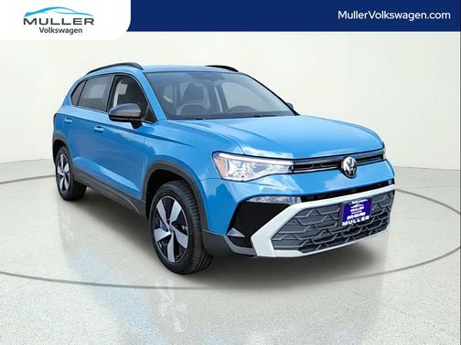 Monterey Blue Pearl 2025 Volkswagen Taos 1.5T S