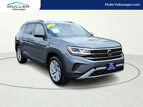 Platinum Gray Metallic 2021 Volkswagen Atlas 3.6L SEL