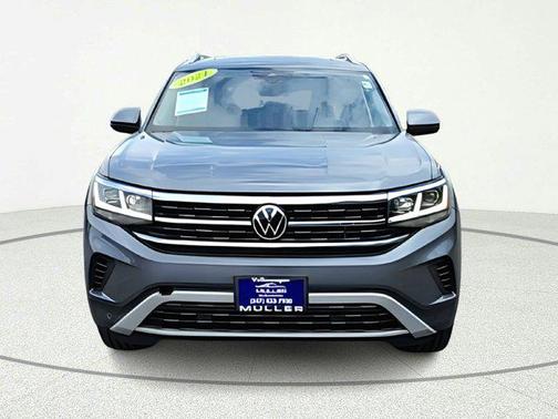 Platinum Gray Metallic 2021 Volkswagen Atlas 3.6L SEL