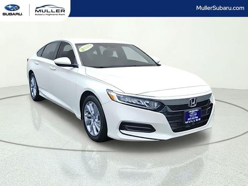 Platinum White Pearl 2020 Honda Accord LX 1.5T