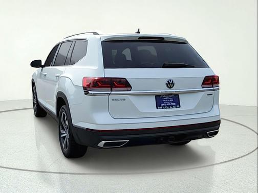 Opal White Pearl 2023 Volkswagen Atlas 3.6L SEL