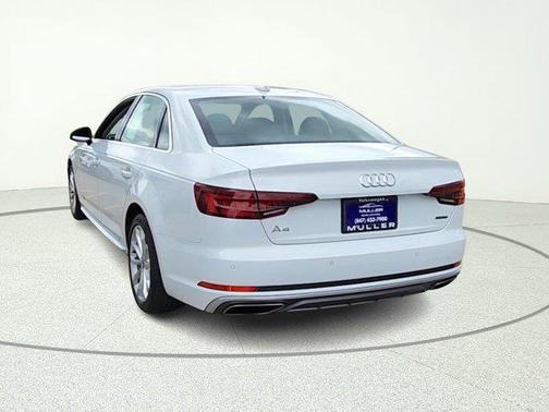 Glacier White Metallic 2019 Audi A4 45 Premium