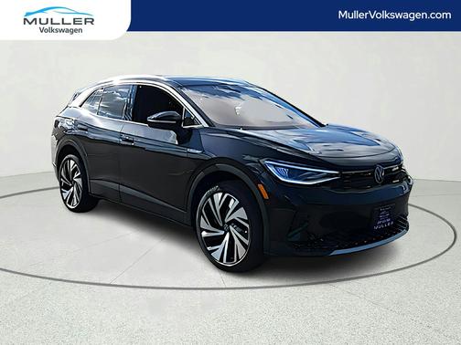 deep black pearl 2025 Volkswagen ID.4 Pro S Plus