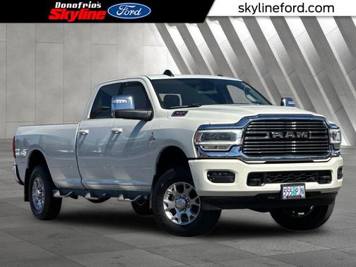 Pearl White 2023 RAM 3500 Laramie
