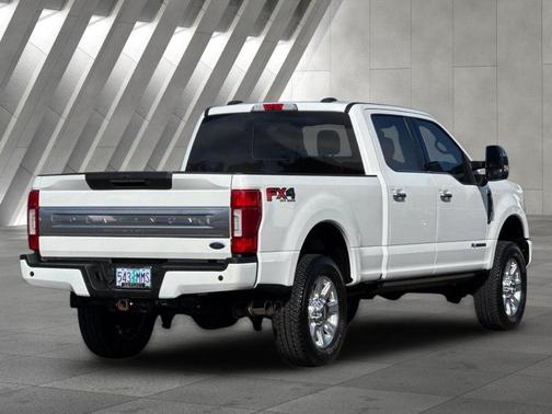White Metallic 2020 Ford F-250 Platinum