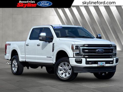 White Metallic 2020 Ford F-250 Platinum