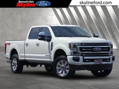 White Metallic 2020 Ford F-250 Platinum