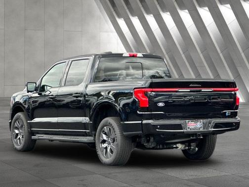 Agate Black Metallic 2025 Ford F-150 Lightning LARIAT