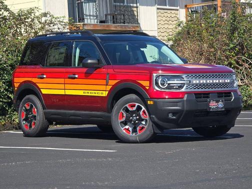 Ruby Red Metallic 2025 Ford Bronco Sport Free Wheeling SUV