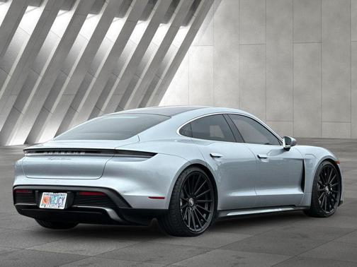 Dolomite Silver Metallic 2020 Porsche Taycan Turbo