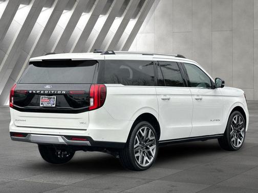 White Metallic 2025 Ford Expedition Max Platinum