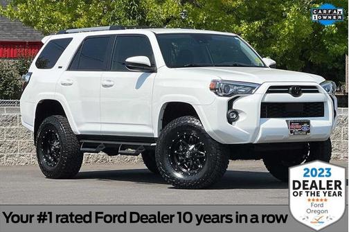 White 2021 Toyota 4Runner SR5
