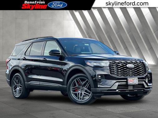 Agate Black Metallic 2026 Ford Explorer ST-Line