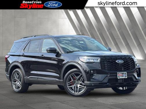 Agate Black Metallic 2026 Ford Explorer ST-Line
