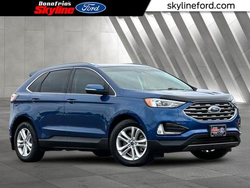 Blue Metallic 2020 Ford Edge SEL