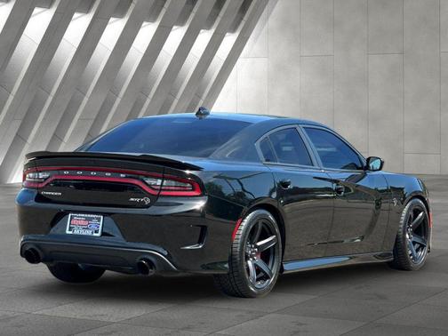 Pitch Black Clearcoat 2017 Dodge Charger SRT Hellcat