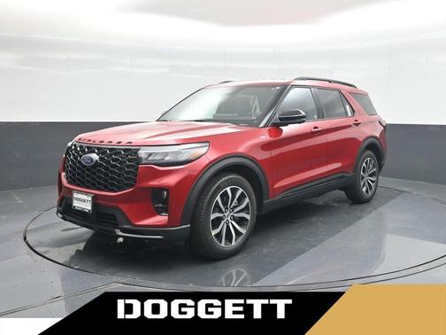 Rapid Red Metallic Tinted Clearcoat 2026 Ford Explorer ST-Line