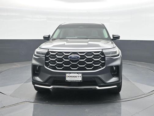 Gray Metallic 2025 Ford Explorer Platinum