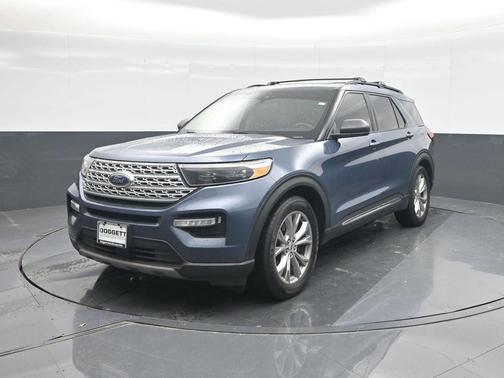 Blue Metallic 2021 Ford Explorer XLT