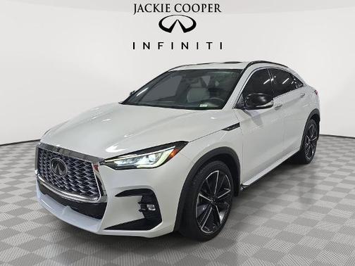 Radiant White 2023 INFINITI QX55 LUXE