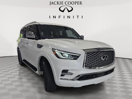 Aspen White 2024 INFINITI QX80 SENSORY