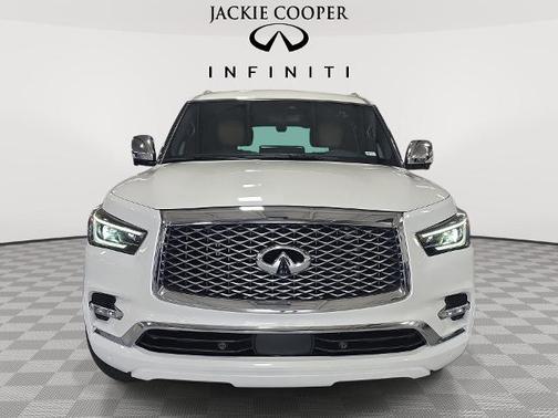 Aspen White 2024 INFINITI QX80 SENSORY
