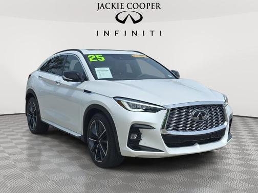 Radiant White 2025 INFINITI QX55 SENSORY