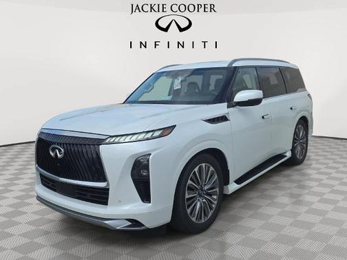 Radiant White 2025 INFINITI QX80 SENSORY