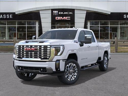 Glacier White Tricoat 2026 GMC Sierra 2500 Denali