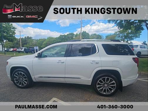 White Frost Tricoat 2023 GMC Acadia Denali