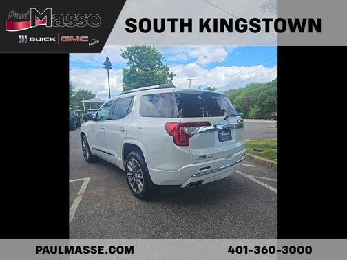 White Frost Tricoat 2023 GMC Acadia Denali