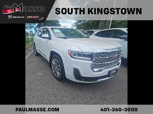 White Frost Tricoat 2023 GMC Acadia Denali