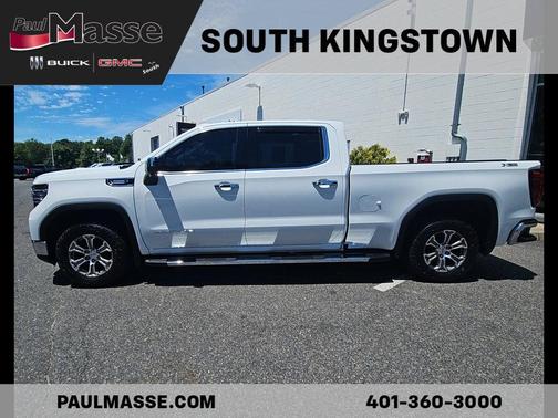 Summit White 2022 GMC Sierra 1500 SLT