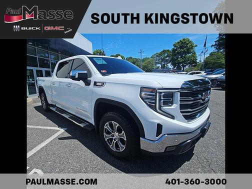 Summit White 2022 GMC Sierra 1500 SLT