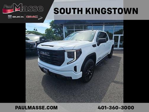 Summit White 2023 GMC Sierra 1500 Elevation