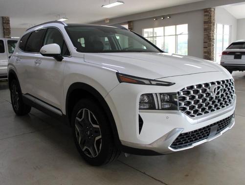 White 2023 Hyundai SANTA FE Limited