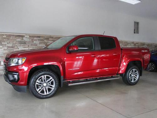 Red 2021 Chevrolet Colorado LT