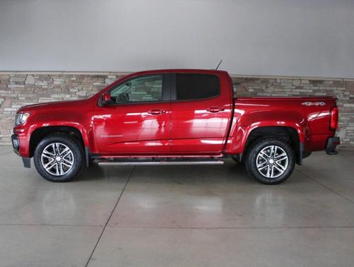 Red 2021 Chevrolet Colorado LT
