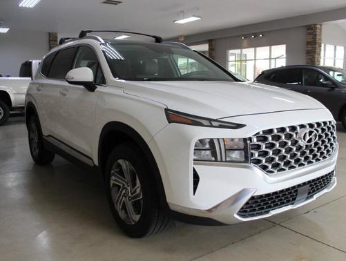 White 2023 Hyundai SANTA FE SEL