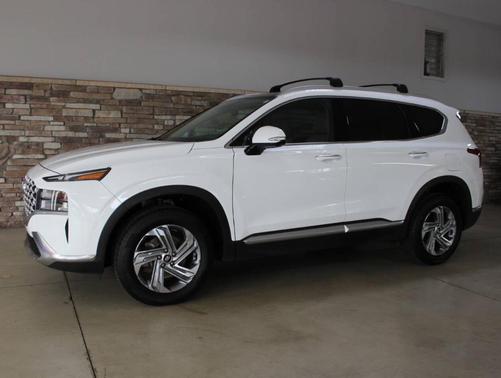 White 2023 Hyundai SANTA FE SEL