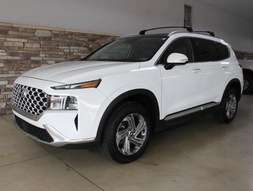 White 2023 Hyundai SANTA FE SEL