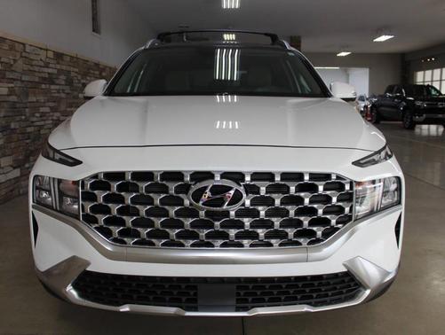 White 2023 Hyundai SANTA FE SEL