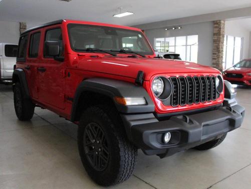Firecracker Red 2024 Jeep Wrangler Sport