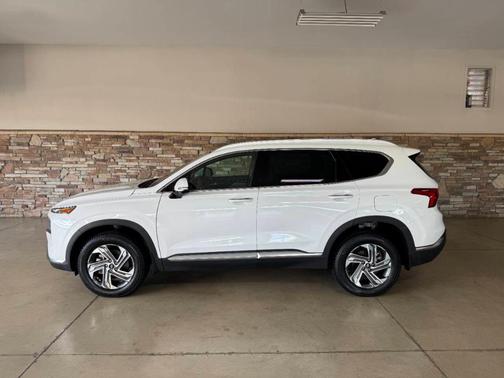White 2023 Hyundai SANTA FE SEL