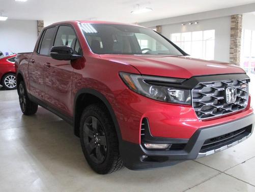 Red 2026 Honda Ridgeline TrailSport
