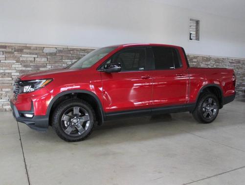 Red 2026 Honda Ridgeline TrailSport
